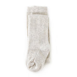 Cable Knit Tights - Heathered Ivory