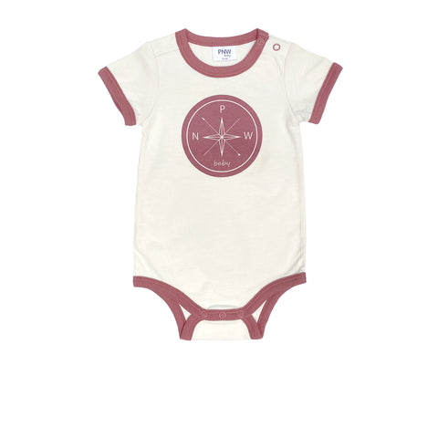 Logo Bodysuit - Rose