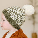 Snowfall Hat - Olive