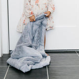 Lush Receiving Blanket - Storm Cloud